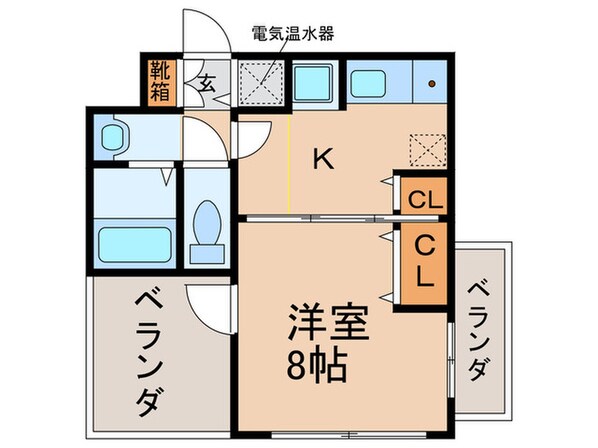 SK扇町公園の物件間取画像